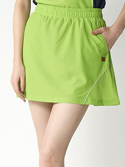 ラウドマウス　26年春夏新作　メッシュトリコットベーシックフレアスカート　866352