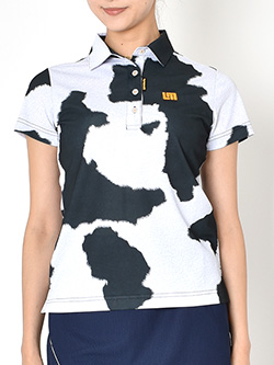 ラウドマウス　26年春夏新作　総柄半袖ポロシャツ　866652