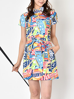 ラウドマウス　26年春夏新作　柄ワンピース　866660