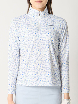 マリクレールスポール　26年春夏新作　UVハーフジップ長袖シャツ　716511