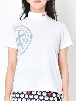 アンパスィ　26年春夏新作　SWING DRY メッシュ半袖モックネックシャツ　AFS9516V2