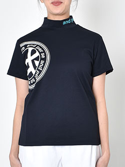 アンパスィ　26年春夏新作　SWING DRY メッシュ半袖モックネックシャツ　AFS9516V2