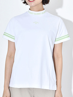 キャロウェイ　26年春夏新作　UVカット裏クール半袖モックネックシャツ　C26134206