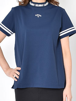 キャロウェイ　26年春夏新作　UVカット裏クール半袖モックネックシャツ　C26134206