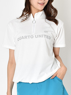 クアルトユナイテッド　26年春夏新作　オーバーサイズzipモックネック　G0144