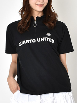 クアルトユナイテッド　26年春夏新作　オーバーサイズzipモックネック　G0144