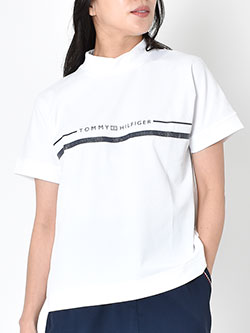 トミー ヒルフィガー ゴルフ　26年春夏新作　半袖ワッフルリラックスモックネック　THLA628