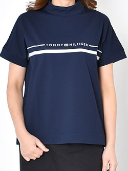 トミー ヒルフィガー ゴルフ　26年春夏新作　半袖ワッフルリラックスモックネック　THLA628