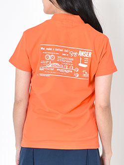 ピン　26年春夏新作　PEカノコ半袖ハイネックシャツ　622-6167502