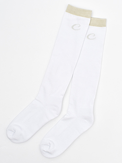 セシルマクビーグリーン　26年春夏新作　ハイソックス　CGF26027SC