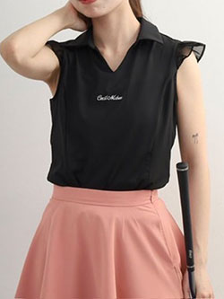 セシルマクビーグリーン　26年春夏新作　シアースキッパーブラウスポロ　CGS26003PL