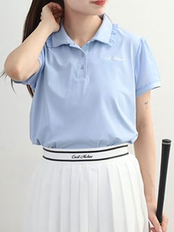 セシルマクビーグリーン　26年春夏新作　シアーポロ　CGS26004PL