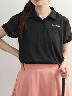 セシルマクビーグリーン　26年春夏新作　シアーポロ　CGS26004PL