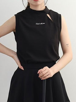 セシルマクビーグリーン　26年春夏新作　ノースリーブトップ　CGS26006NS