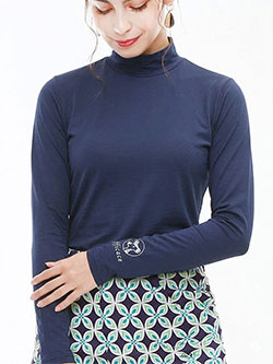 エフィカス　26年春夏新作　アイススキン インナー ハイネック　1602-7012-H