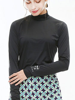 エフィカス　26年春夏新作　アイススキン インナー ハイネック　1602-7012-H