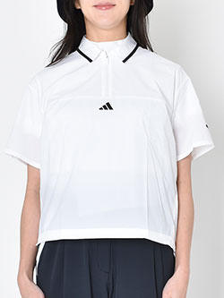 アディダスゴルフ　26年春夏新作　撥水ウーブン半袖シャツ　TX252