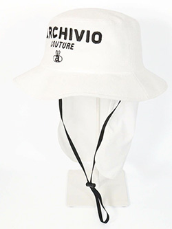 アルチビオ　26年春夏新作　サンシェード付ロゴ刺繍ハット　A550212