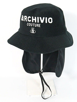 アルチビオ　26年春夏新作　サンシェード付ロゴ刺繍ハット　A550212