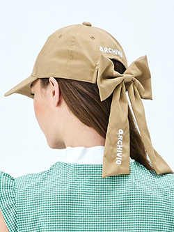 アルチビオ　26年春夏新作　バックリボンUV速乾キャップ　A550304