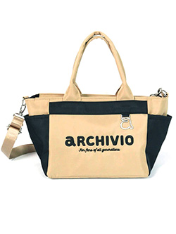 アルチビオ　26年春夏新作　ロゴ刺繍配色カートバッグ　A550310