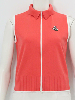 アルチビオ　26年春夏新作　襟付きニットジップベスト　A558206