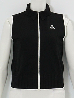 アルチビオ　26年春夏新作　襟付きニットジップベスト　A558206