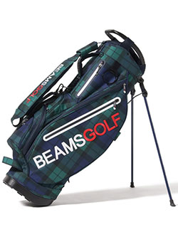ビームスゴルフ　26年春夏新作　ブラックウォッチスタンドキャディバッグ　81-61-0399-833