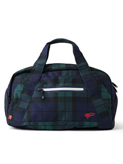 ビームスゴルフ　26年春夏新作　ブラックウォッチシューズケース付きボストンバッグ　81-61-0402-833