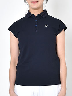 テーラーメイドゴルフ　26年春夏新作　レースカラーキャプスリーブポロ　TL815