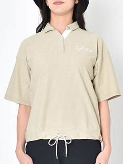 テーラーメイドゴルフ　26年春夏新作　リラックスシアサッカー半袖ポロ　TL816