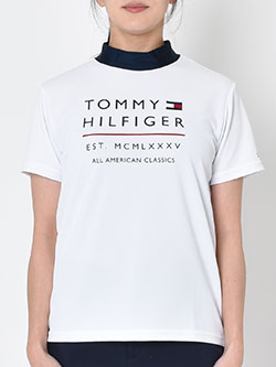 トミーヒルフィガーゴルフ　26年春夏新作　半袖モックネックシャツ　THLA616