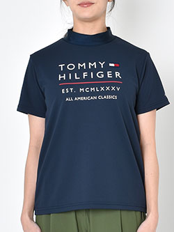 トミーヒルフィガーゴルフ　26年春夏新作　半袖モックネックシャツ　THLA616