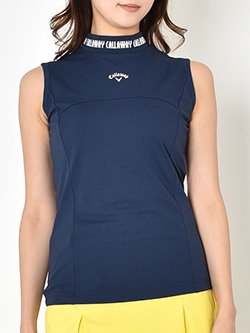 キャロウェイ　26年春夏新作　ノースリーブモックネックシャツ　C26134207