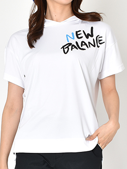 ニューバランスゴルフ　26年春夏新作　ダブルニット裏メッシュ半袖フーディ　012-6164503