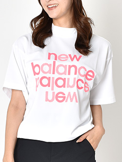 ニューバランスゴルフ　26年春夏新作　スクエアリバース5分袖モックネック　012-6166508