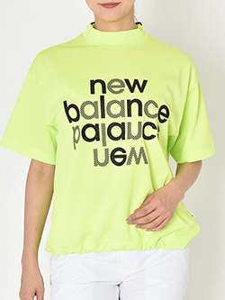 ニューバランスゴルフ　26年春夏新作　スクエアリバース5分袖モックネック　012-6166508