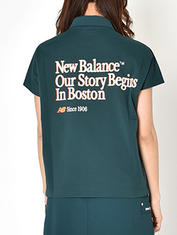 ニューバランスゴルフ　26年春夏新作　フルダルマイクロピケハーフジップシャツ　012-6160502