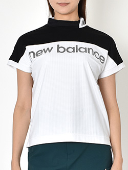 ニューバランスゴルフ　26年春夏新作　切替フレンチスリーブモックネックPO　012-6166511