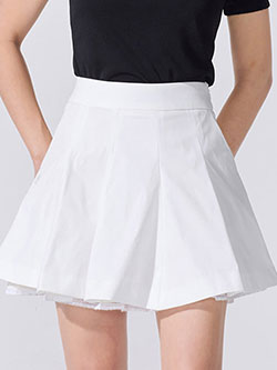 フェアライアー　26年春夏新作　レースダブルフレアスカート　FS6SK03F