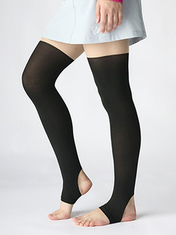 マリクレール　26年春夏新作　ニーハイソックス風トレンカ　715972