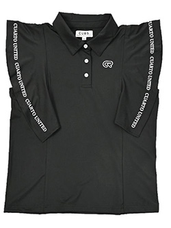 クアルトユナイテッド　26年春夏新作　フリルスリーブポロシャツ　S0305-B