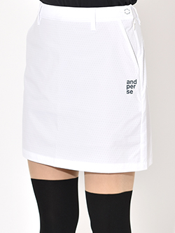 アンパスィ　26年春夏新作　エアリークロススカート　AFS4046E2