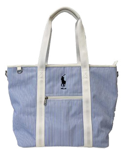 ラルフローレンゴルフ　26年春夏新作　ストライプ柄トートバッグ　RLT112LB
