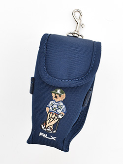 ラルフローレンゴルフ　26年春夏新作　ベア刺繍ボールポーチ　RLY022BK