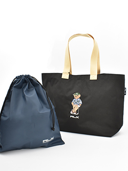 アールエルエックス ゴルフ　26年春夏新作　ベア刺繍Bag seriesトートバッグ　RLT022