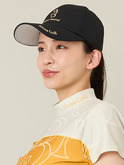 ニッサゴルフ　26年春夏新作　ラウンディッシュメッシュキャップ(ユニセックス)　23151601