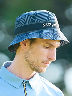 ニッサゴルフ　26年春夏新作　米沢織ジャカードハット(ユニセックス)　23151603