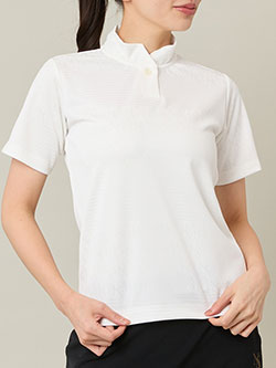 ニッサゴルフ　26年春夏新作　ジャカードモックネック　23125558