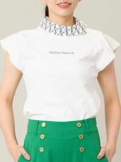 ニッサゴルフ　26年春夏新作　フレンチスリーブカットソー　23125559